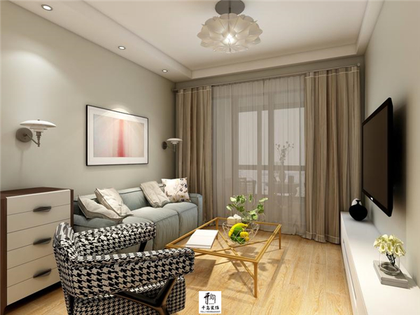 洛陽裝修效果圖，80㎡小戶型裝修案例
