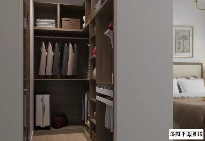 U型衣帽間太實(shí)用，再小臥室都能做