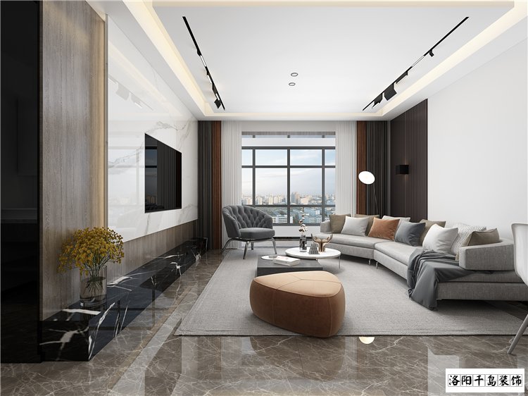 寶龍城市廣場(chǎng)105㎡現(xiàn)代極簡(jiǎn)裝修案例