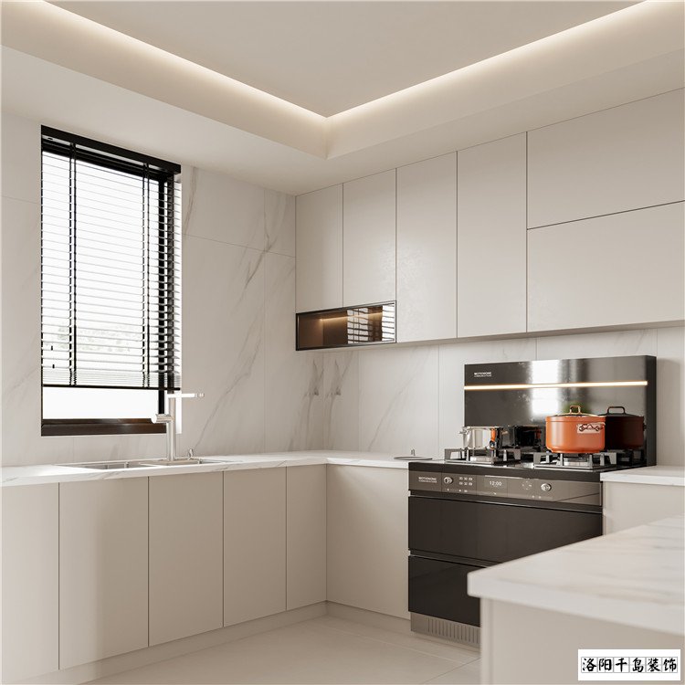 洛陽現(xiàn)代風(fēng)廚房裝修案例